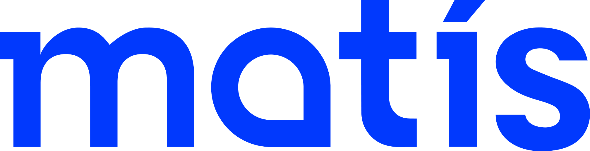 Cropped Matís logo blátt
